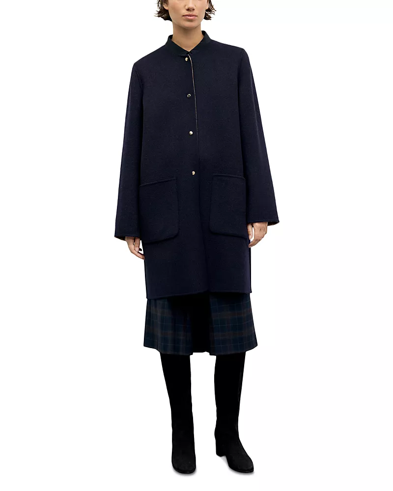 Gerard Darel Anai Wool Double Face Coat