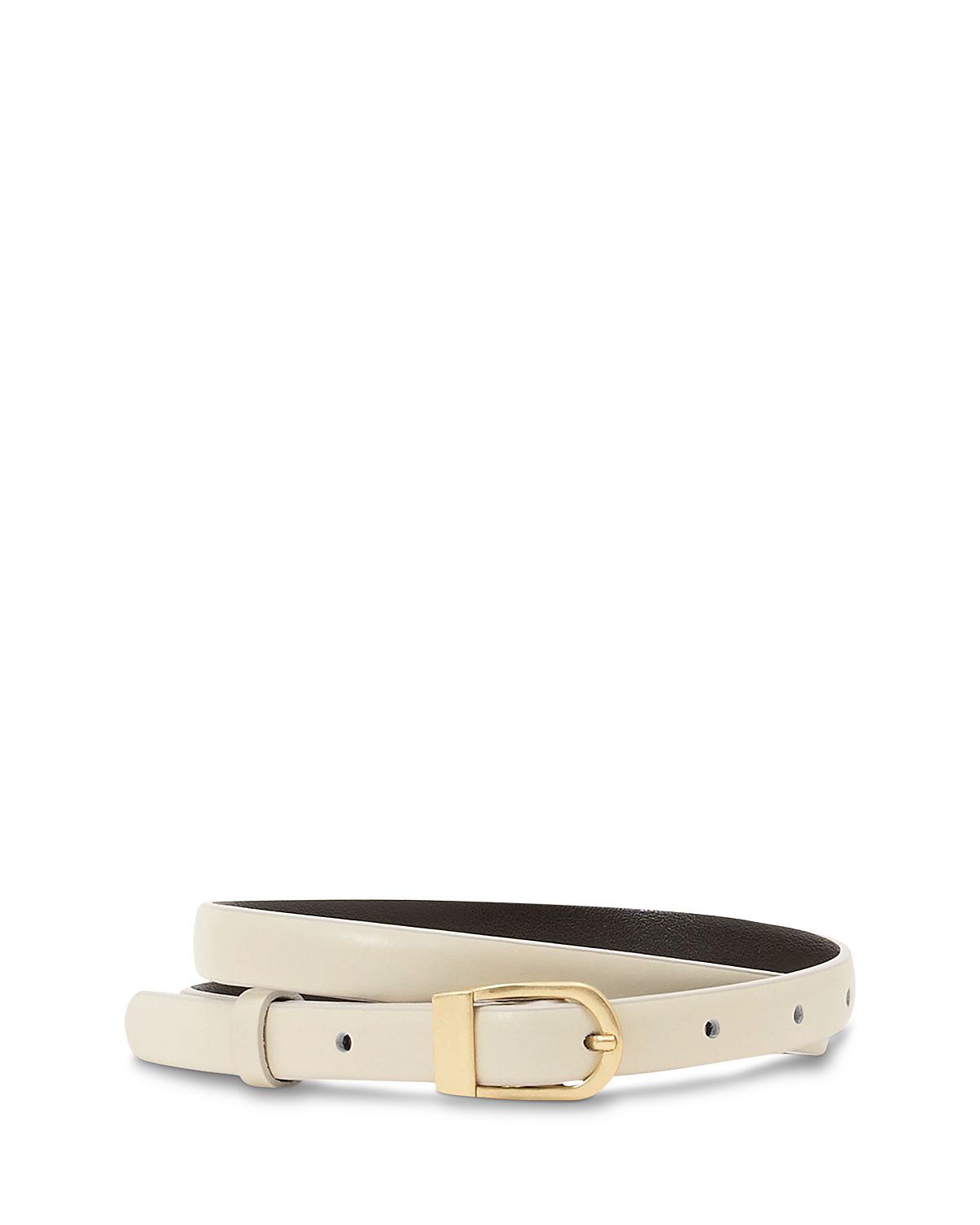 Reiss Women's Mila Mini Buckle Leather Belt