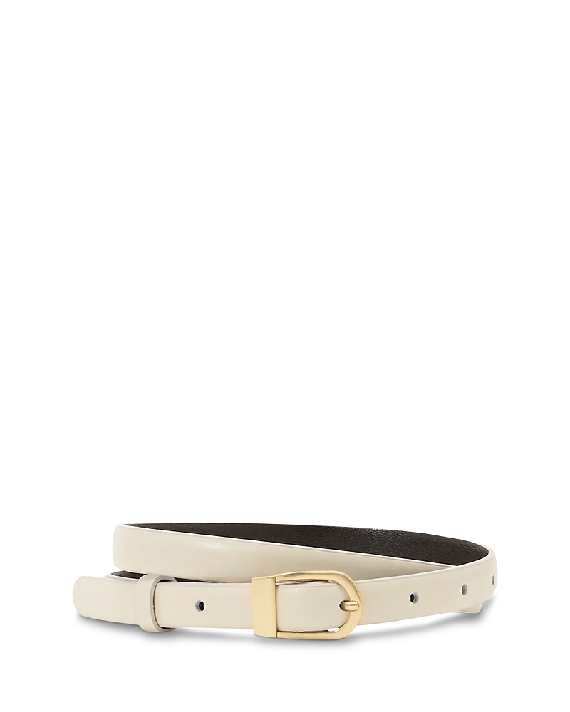 Reiss Women's Mila Mini Buckle Leather Belt
