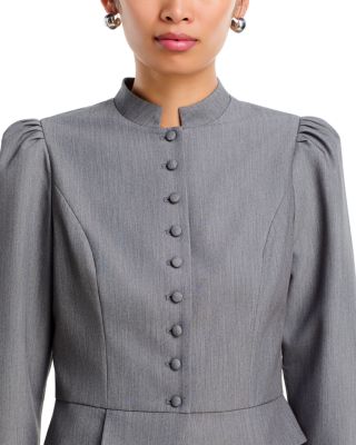 Kaelani Button Front Peplum Jacket - thumbnail 6