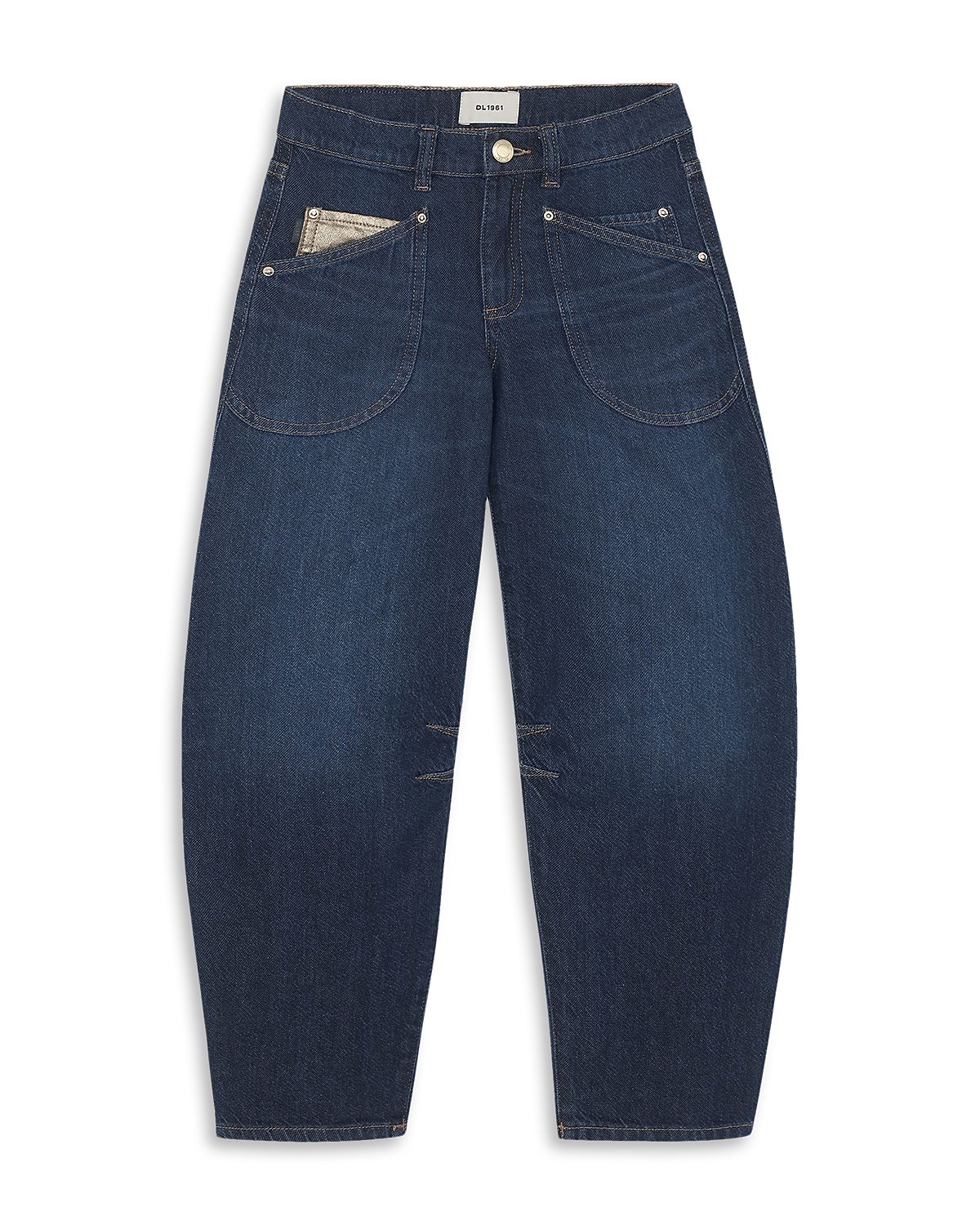 Dl1961 Girls' DL Aura Lilia Relaxed Barrel Jeans - Little Kid, Big Kid