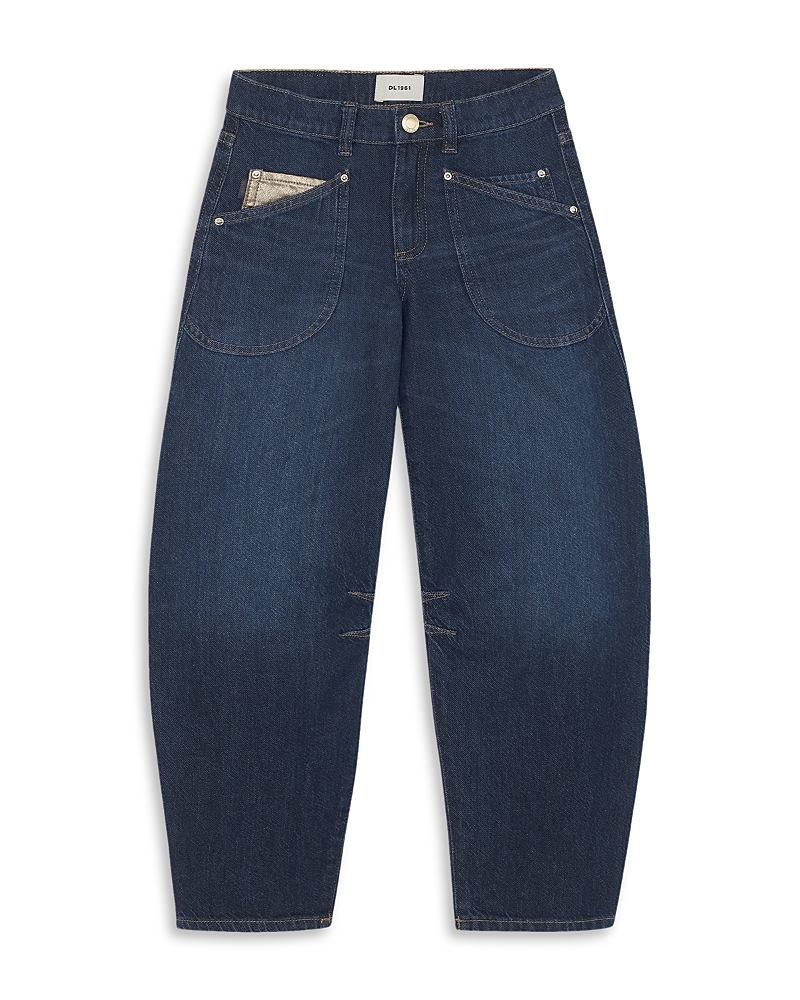 Dl1961 Girls' DL Aura Lilia Relaxed Barrel Jeans - Little Kid, Big Kid