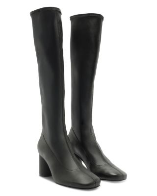 Women's Classic Leather Knee High Boots