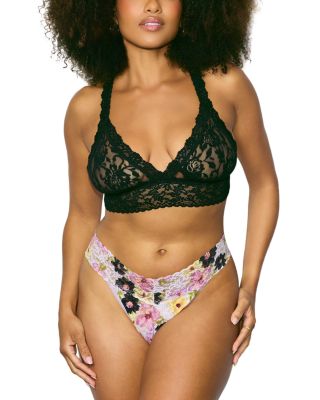 Printed Signature Lace Original Rise Thong