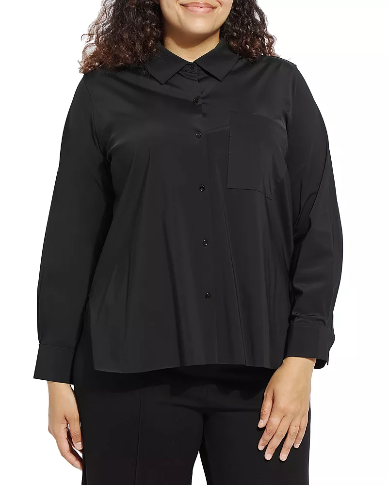 Lysse Plus Schiffer 2.0 Button Front Shirt