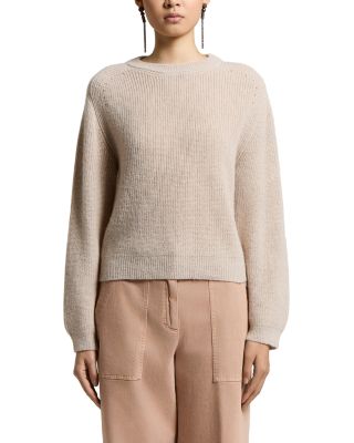 Crewneck Sweater with Micro Sequins