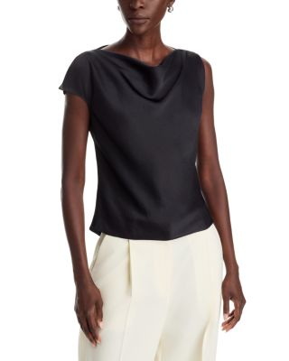 Theory Split Sleeve Cowl Neck Top