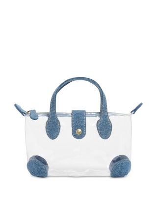 Made with Liberty Fabric Mini Clear Pouchette Crossbody Bag