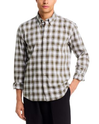 Liam Cotton Check Button Collar Shirt
