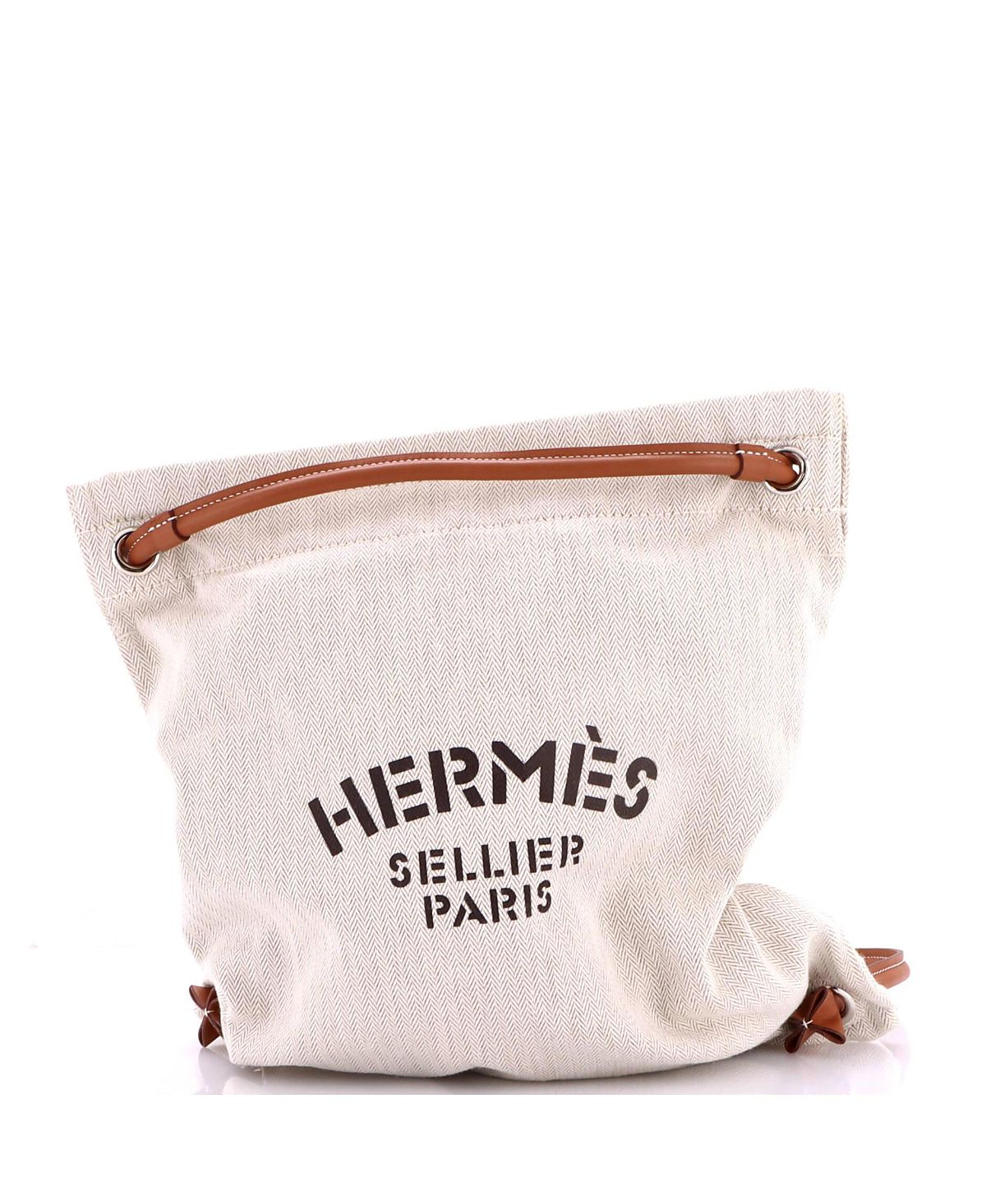 Pre-Owned HERMES Mm Aline Bag Toile