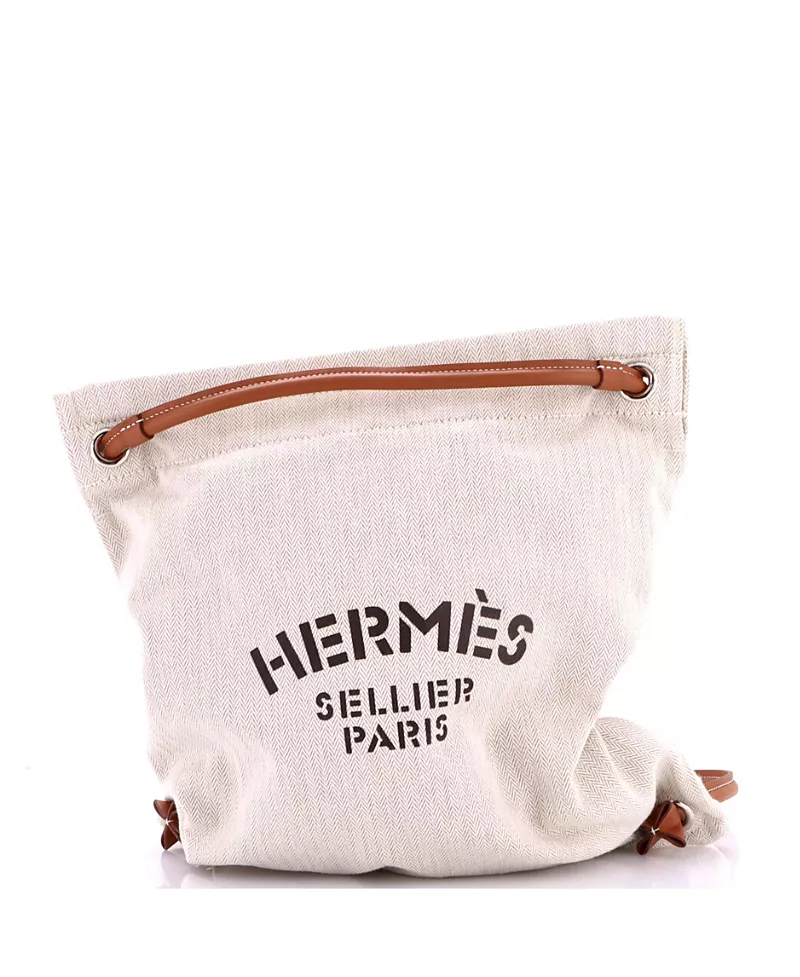 Pre-Owned HERMES Mm Aline Bag Toile