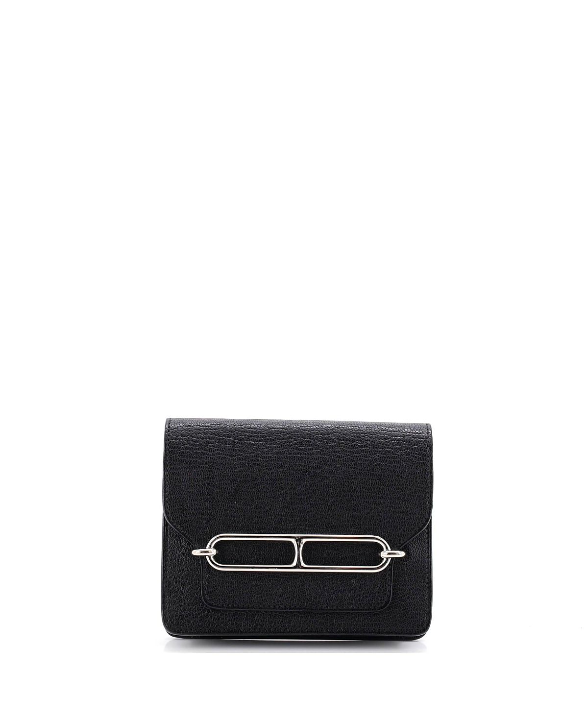 Pre-Owned HERMES Roulis Slim Wallet Chevre Mysore
