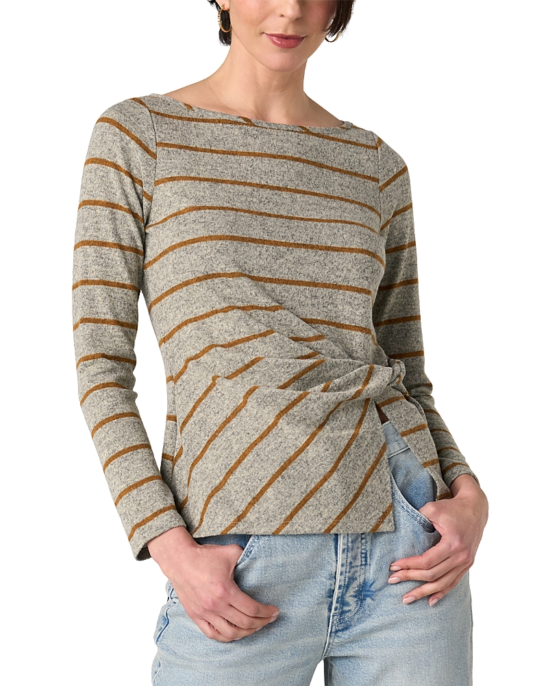 Liverpool Los Angeles Boat Neck Twist Front Top