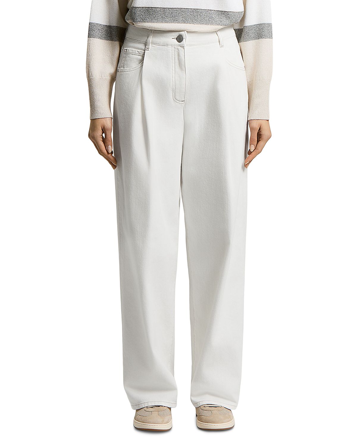 Peserico Stretch Cotton Twill Denim Pants