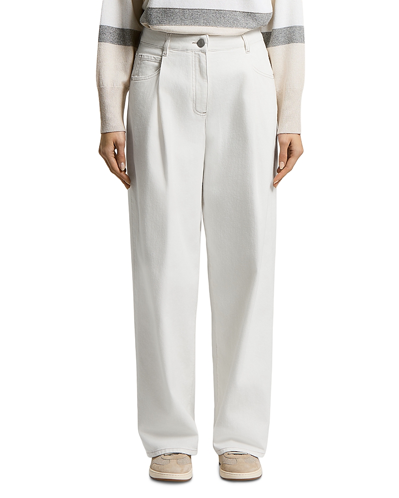 Peserico Stretch Cotton Twill Denim Pants