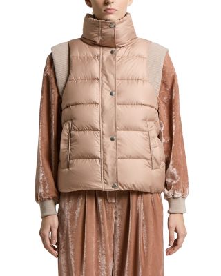 Water Repellent Microfiber Down Vest