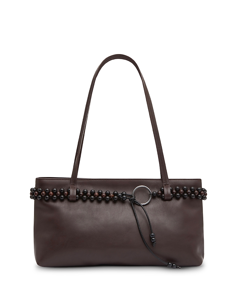St. Agni Bead Belt Leather Structured Shoulder Bag