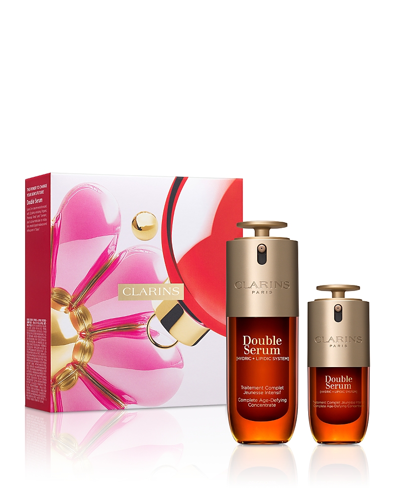 Clarins Double Serum Skincare Gift Set to Firm, Boost Radiance & Refine Pores ($288 value)