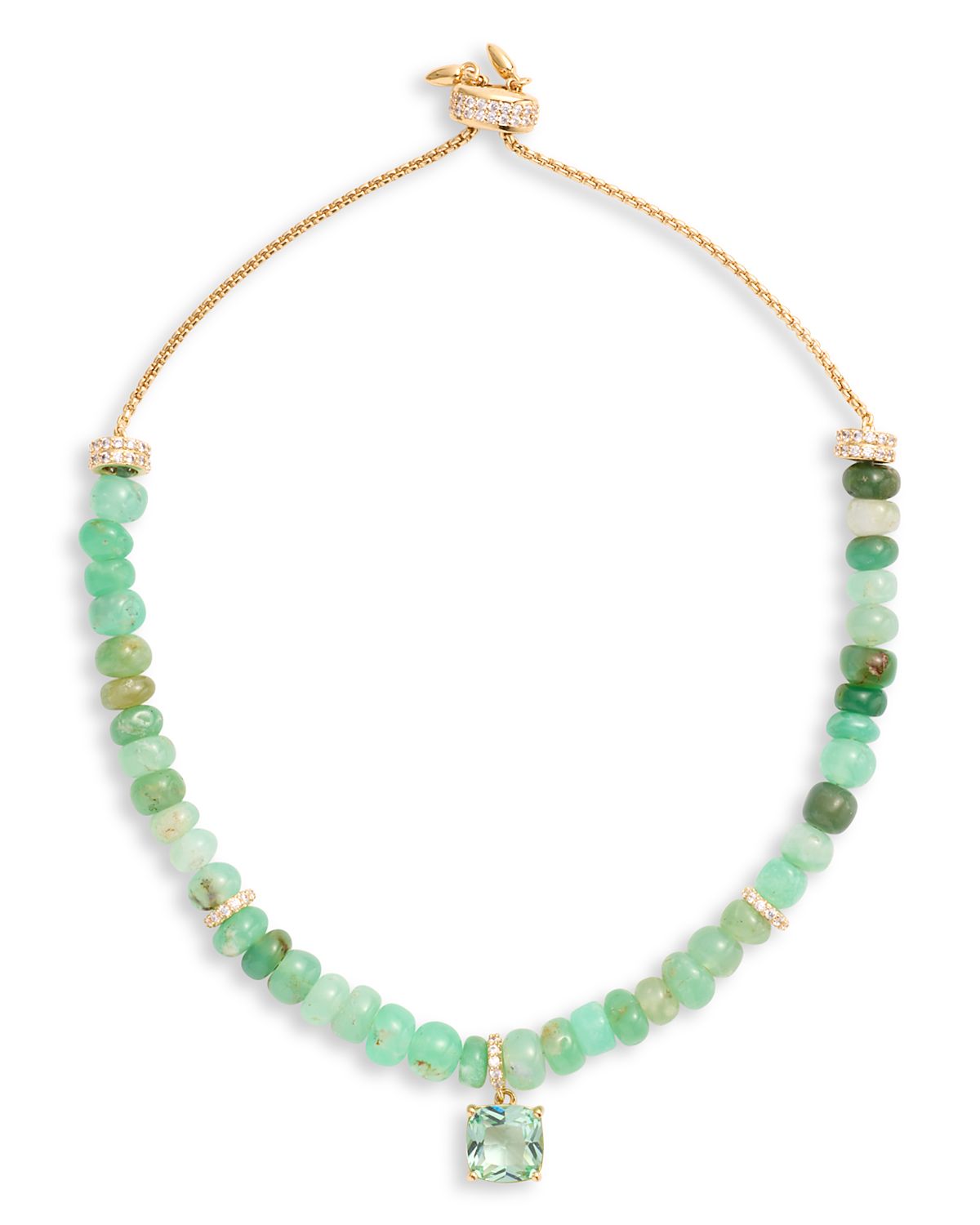 Nadri Birds of Paradise Beaded Bolo Bracelet