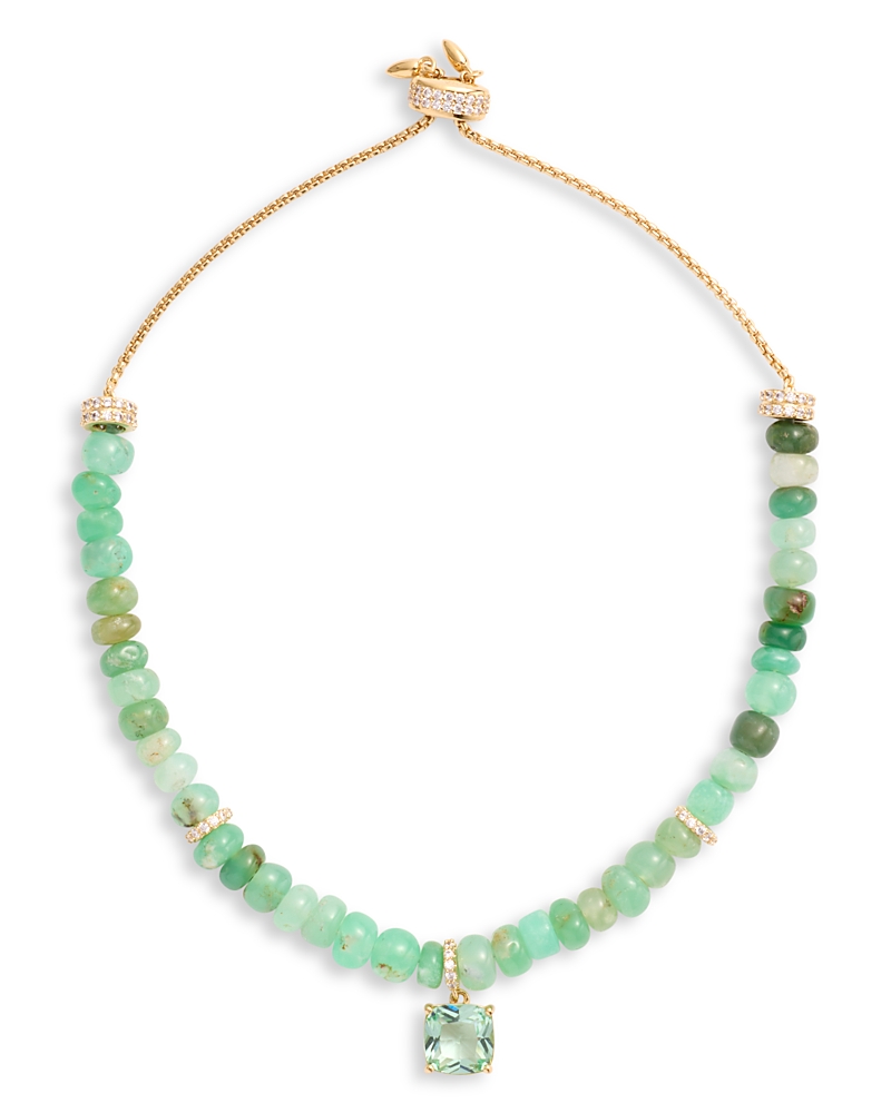 Nadri Birds of Paradise Beaded Bolo Bracelet