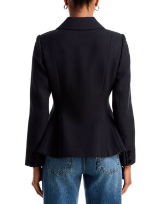 Peplum Slim Fit Blazer - Exclusive - thumbnail 4