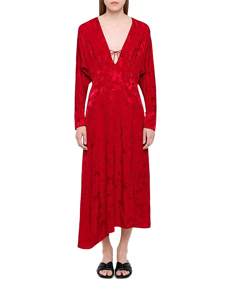 Zadig & Voltaire Rouna Jacquard Horses Silk Dress