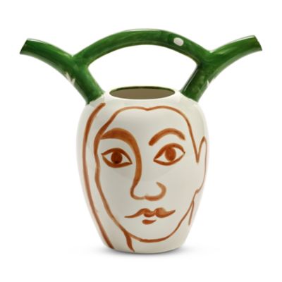 Shurleey Sapote Santiago De Borja Hand Painted Vase