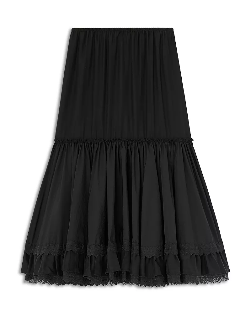 Ganni Flyweight Nylon Skirt