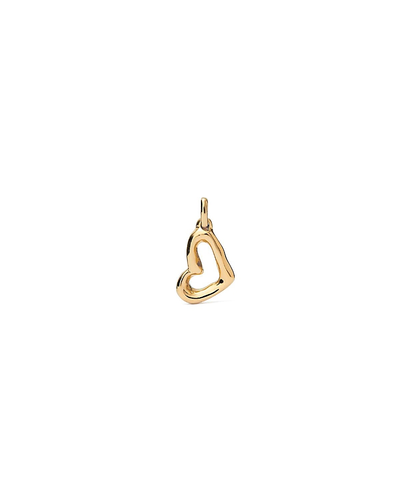 UNOde50 Gold-Plated Charm with Large Heart Shape
