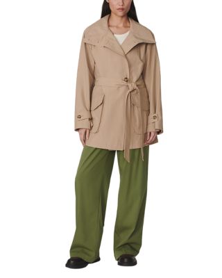 Celina Cotton Blend Belted Jacket - thumbnail 5