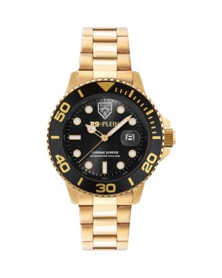 Chrome Surfer Watch, 43mm