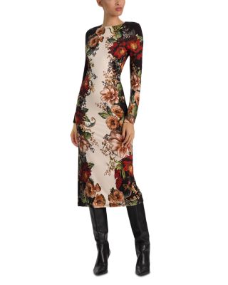 Delora Long Sleeve Midi Dress - thumbnail 2