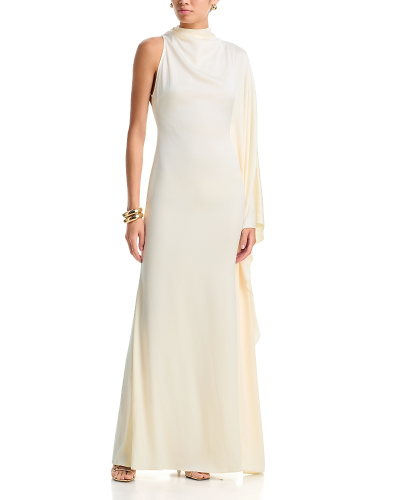 De La Vali Odaluna One Sleeve Column Dress