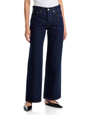 Hugh High Rise Jeans in Washed Blue