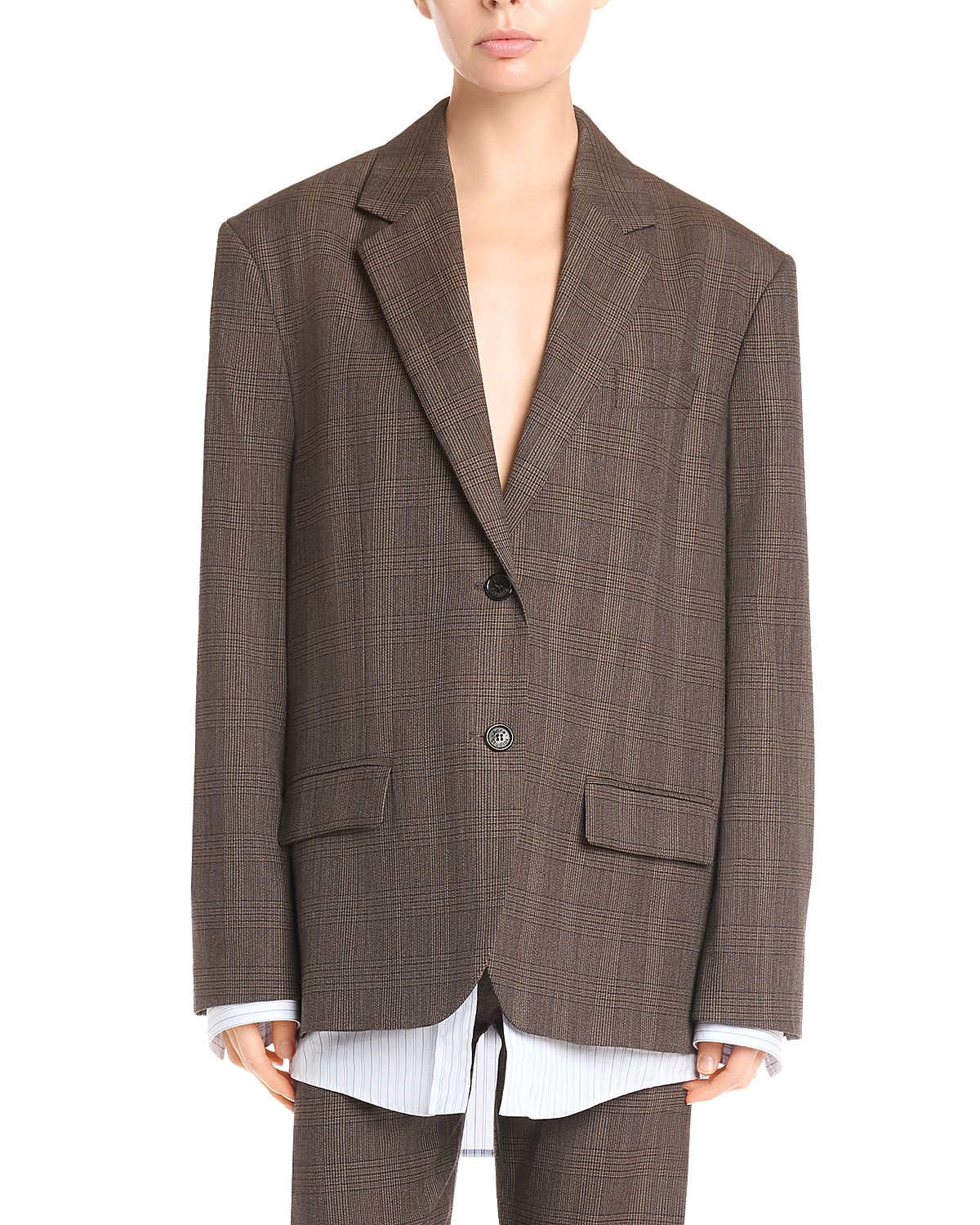 Acne Studios Mixed Media Blazer