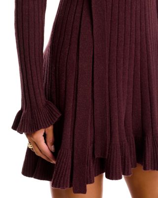 Sandria Ribbed Mock Neck Dress - thumbnail 3