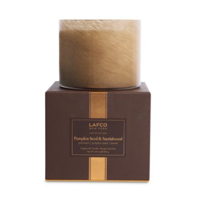 Pumpkin Seed & Sandalwood 3-Wick Candle 30 oz.