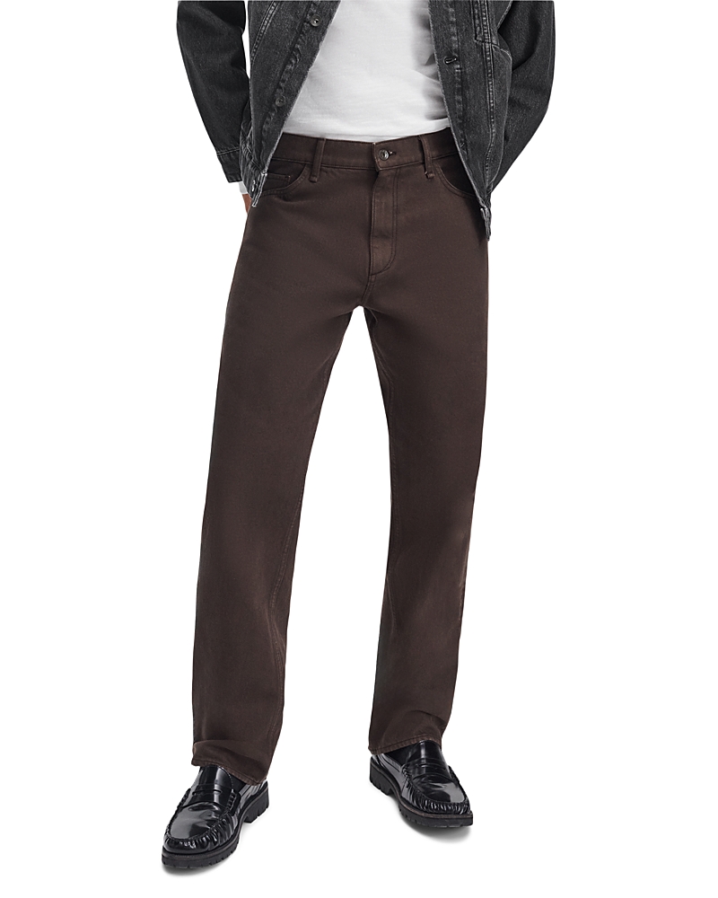 rag & bone Relaxed Straight Fit 32 Jeans in Dark Brown
