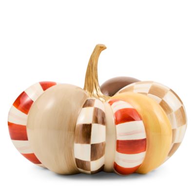 Harvest Glow Patchwork Medium Pumpkin