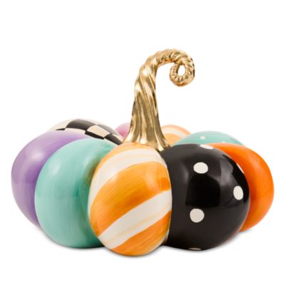 Whimsy Patchwork Small Squashed Pumpkin