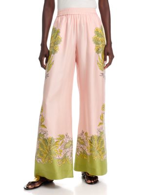 Silk Palazzo Pants