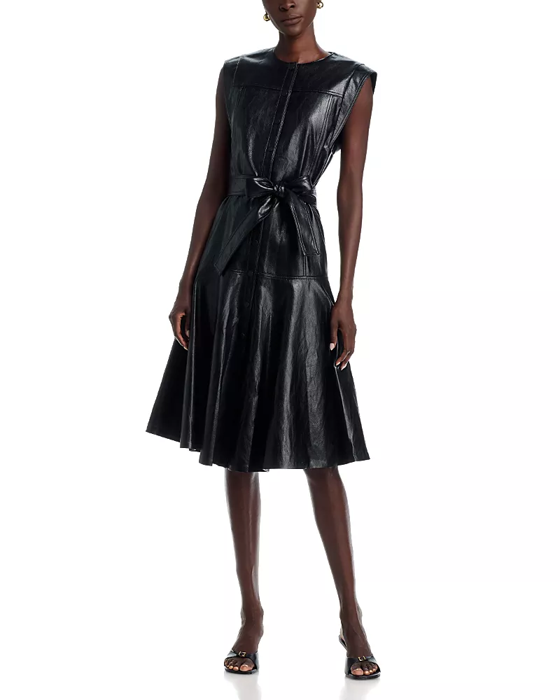 Kobi Halperin Brenda Faux Leather Dress