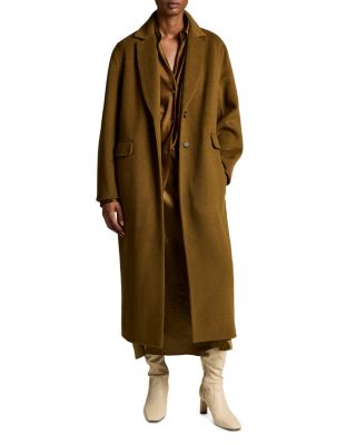 Wool & Cashmere Single Breasted Classic Coat