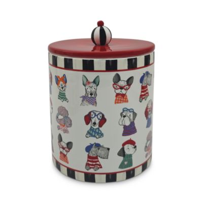 Courtly Check Pet Treat Jar