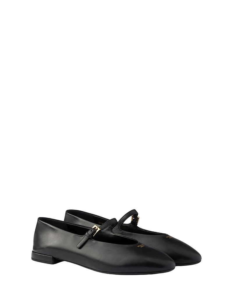 Prada Women's Leather Ballerinas
