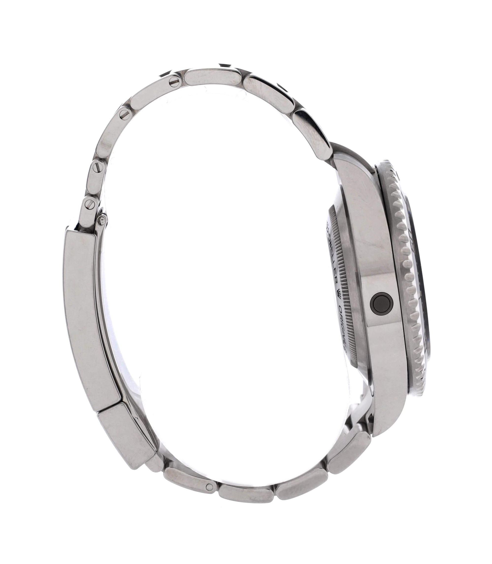 Oyster Perpetual Sea-Dweller Automatic Watch in Stainless Steel and Cerachrom 43mm — Image 3