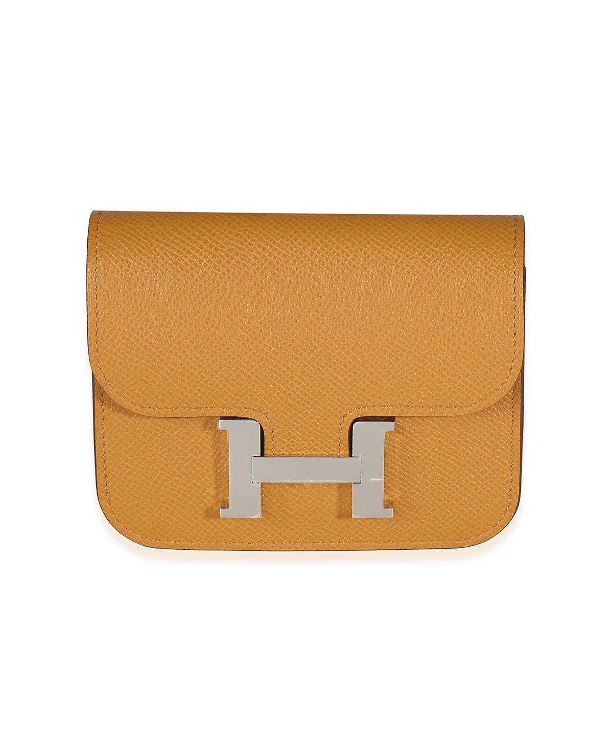 Pre-Owned HERMES Constance Slim Wallet Leather Wallet