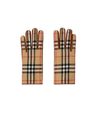  Check Wool Gloves