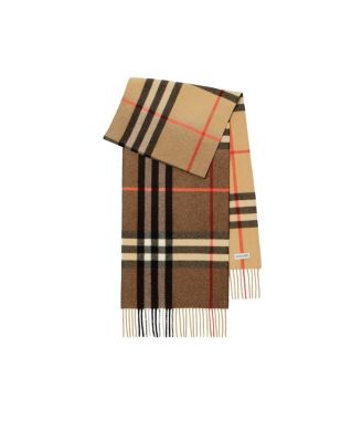  Gradient Check Cashmere Scarf