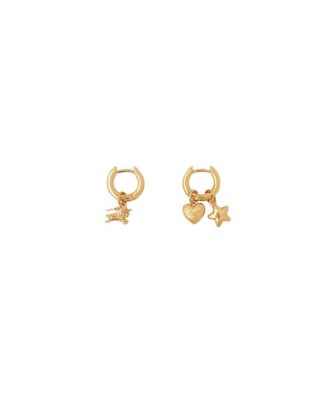  Mini Charm Hoop Earrings